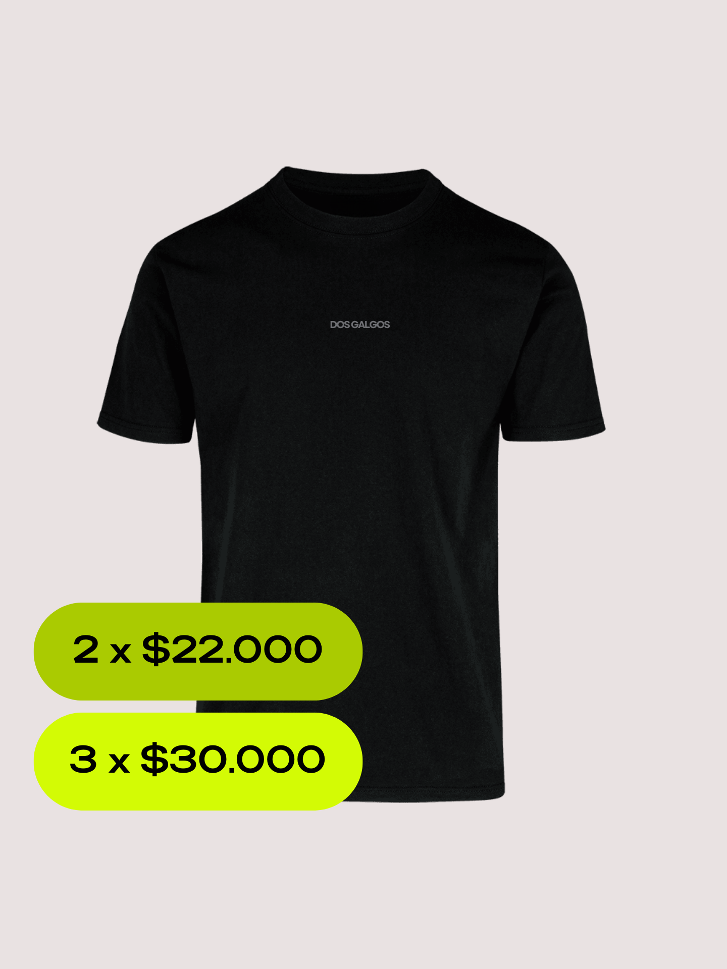 Polera 195grs | Classic Fit