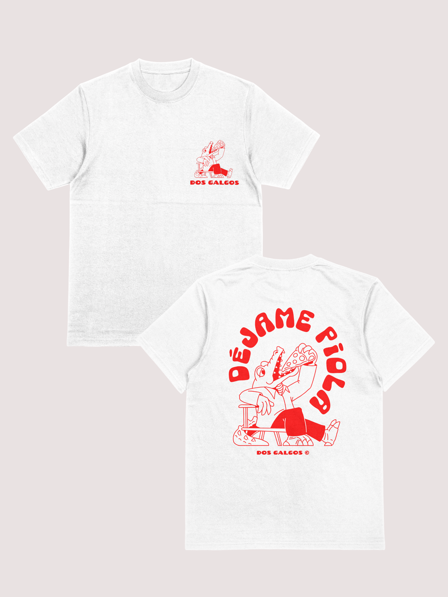 Polera déjame piola | Pizza