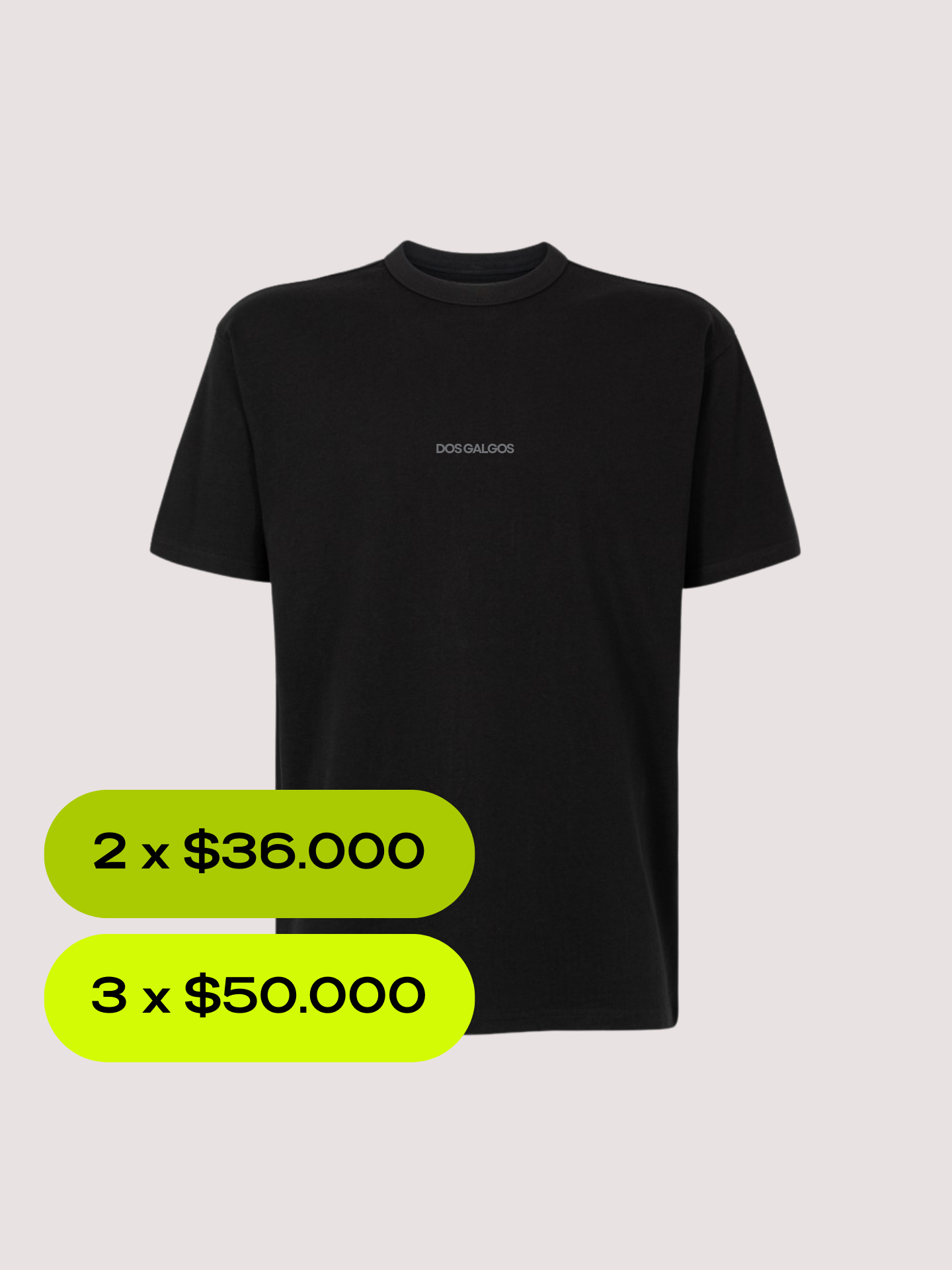 Polera HEAVY WEIGHT | 280grs | Loose Fit